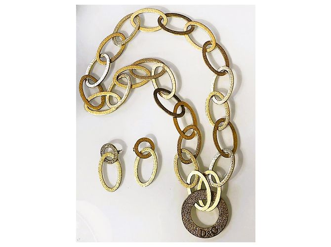 Favolosa parure collana orecchini DOLCE & GABBANA della Collezione “Stone” D'oro - vista 4