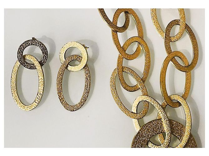 Favolosa parure collana orecchini DOLCE & GABBANA della Collezione “Stone” D'oro - vista 7