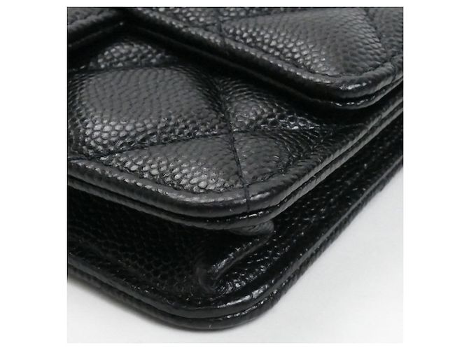 Wallet On Chain Portafoglio Chanel On Chain Nero - vista 4