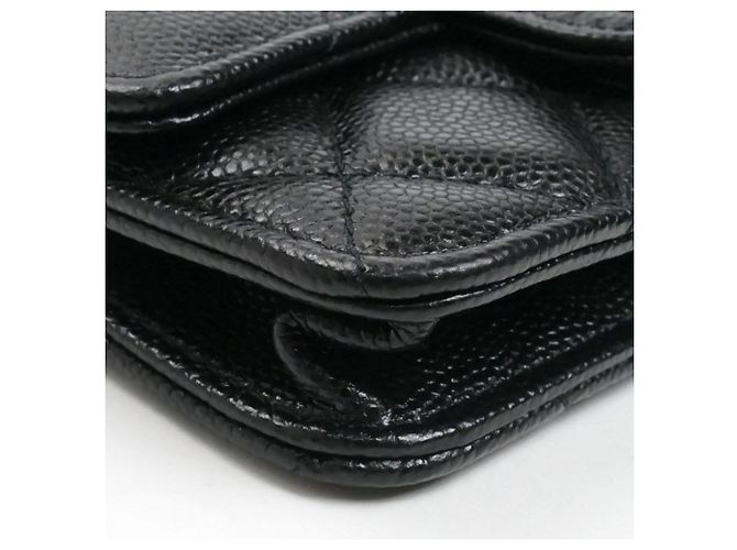 Wallet On Chain Portafoglio Chanel On Chain Nero - vista 5