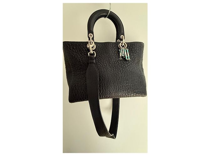 Christian Dior Lady Dior J’adior Borsa a mano in pelle nera Nero - vista 14