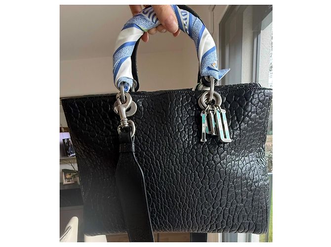 Christian Dior Lady Dior J’adior Borsa a mano in pelle nera Nero - vista 15