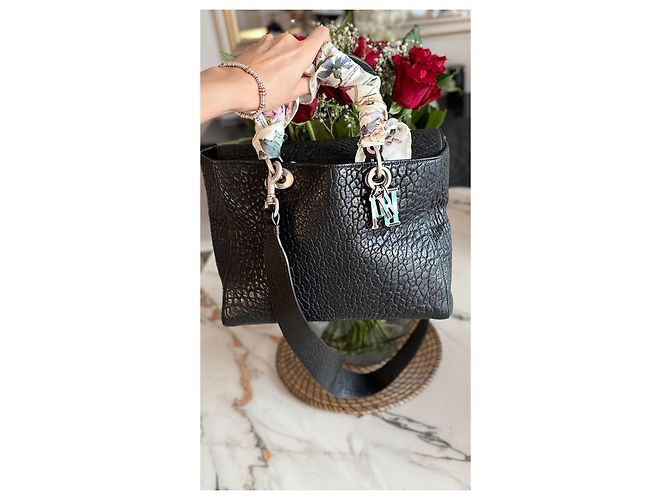 Christian Dior Lady Dior J’adior Borsa a mano in pelle nera Nero - vista 4