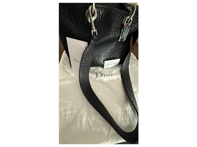 Christian Dior Lady Dior J’adior Borsa a mano in pelle nera Nero - vista 5