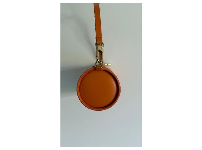 Louis Vuitton Papillon Borsa in pelle arancione - vista 5