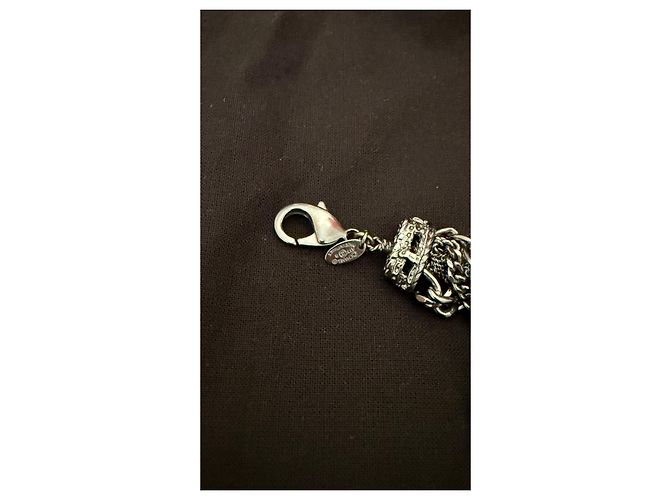 Coco Crush Collana Chanel CC Argentata Metallo Argento - vista 16