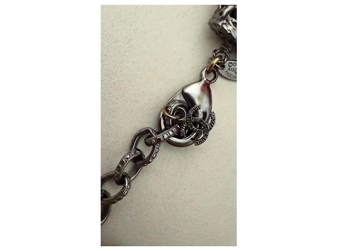 Coco Crush Collana Chanel CC Argentata Metallo Argento - vista 8