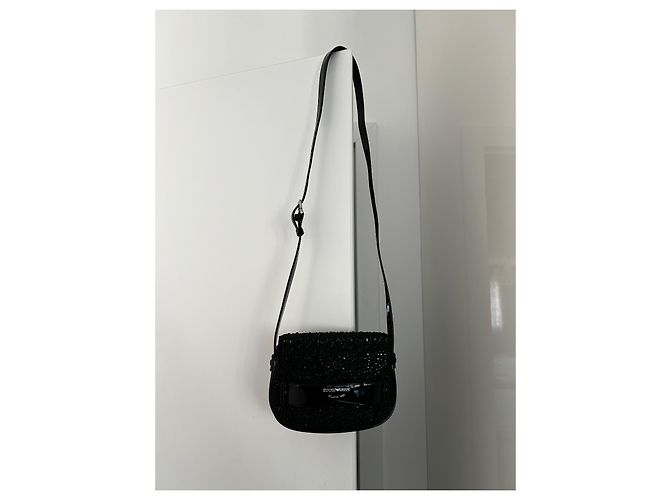 Borsa a mano Emporio Armani in pelle nera - vista 2