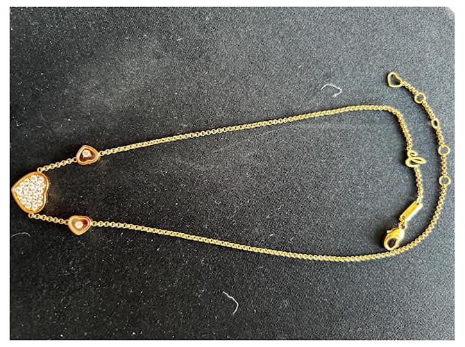 Collana Chopard Happy Hearts in oro giallo D'oro - vista 3