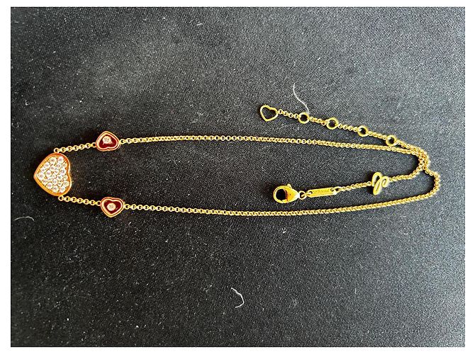 Collana Chopard Happy Hearts in oro giallo D'oro - vista 4