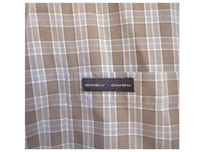 Autre Marque Camicia Chevignon in cotone blu XL - vista 5