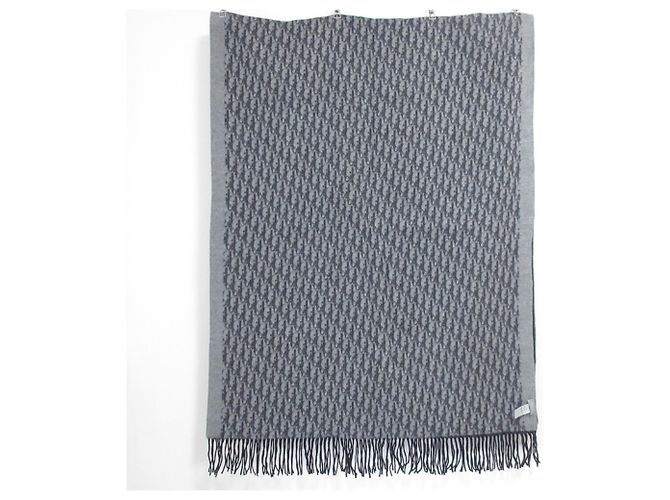 Navy Seidenschal Christian Dior - Ansicht 3