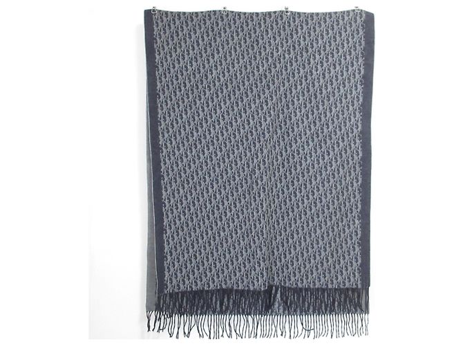 Navy Seidenschal Christian Dior - Ansicht 4