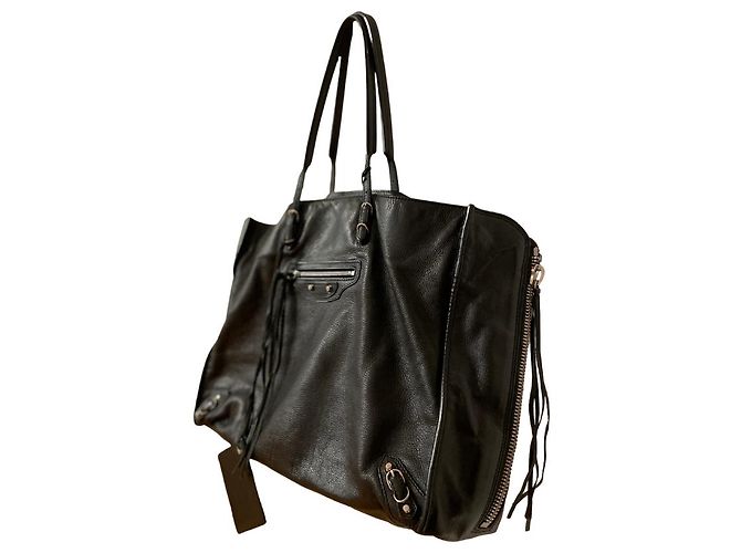 BALENCIAGA GRANDE SHOPPER CITTÀ NERO - vista 2