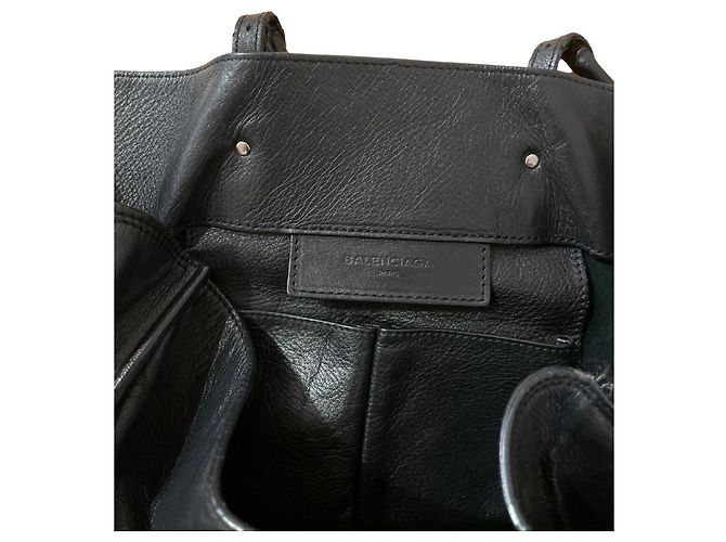 BALENCIAGA GRANDE SHOPPER CITTÀ NERO - vista 5