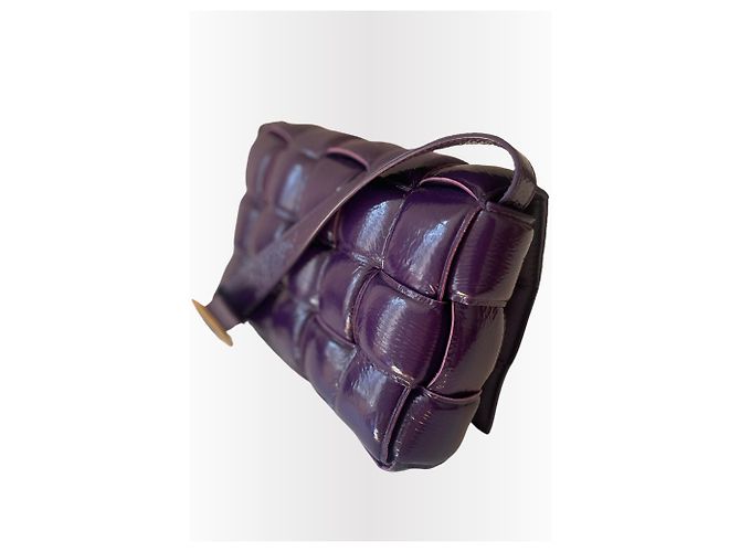 Cassette BOTTEGA VENETA CESTA RELLENA Morado oscuro - vista 2