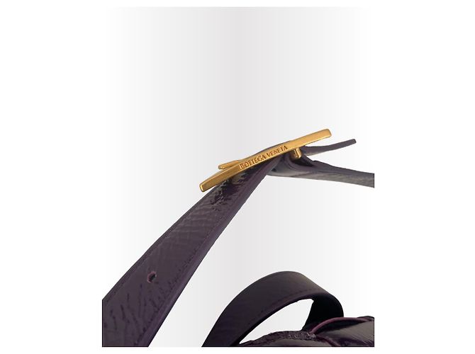 Cassette BOTTEGA VENETA CESTA RELLENA Morado oscuro - vista 3