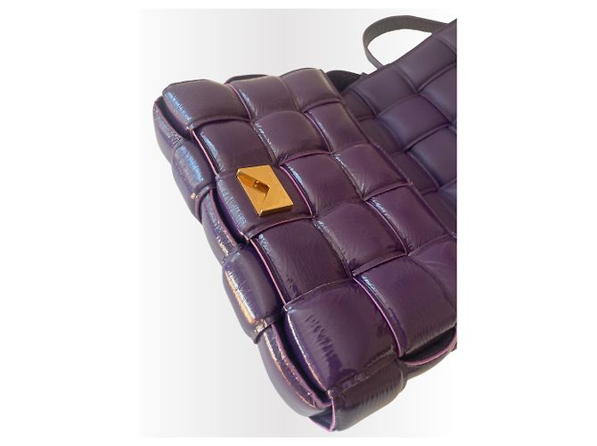 Cassette BOTTEGA VENETA CESTA RELLENA Morado oscuro - vista 5