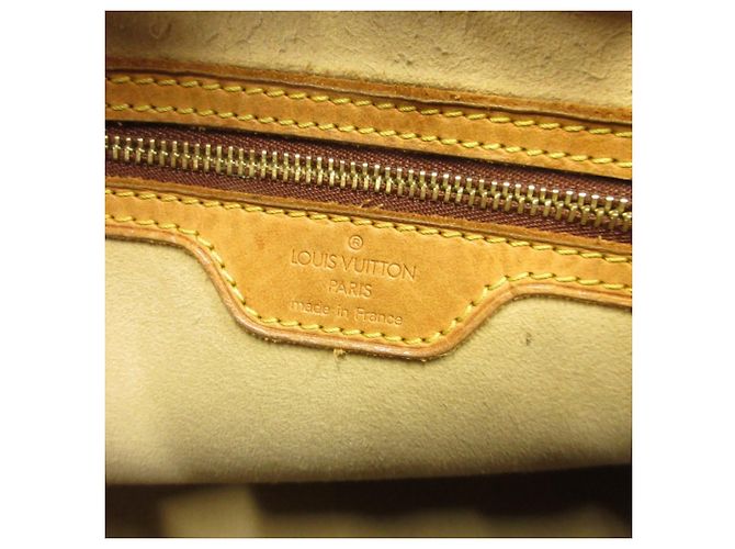 Borsa Tote Louis Vuitton Monogram Looping MM Marrone - vista 9