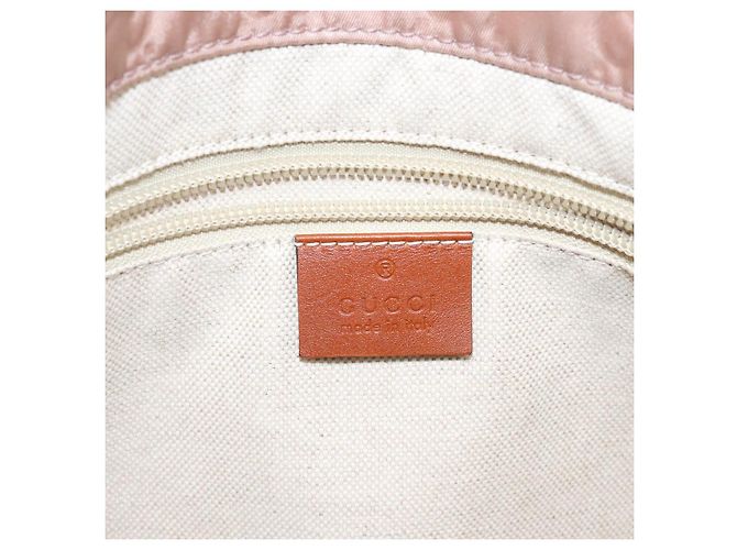 Borsa a mano in tela GG GUCCI Rosa 282439 Auth hk2599 - vista 15