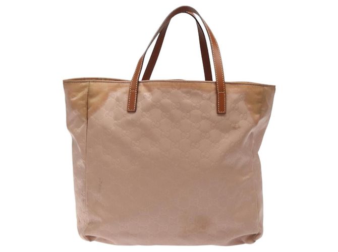 Borsa a mano in tela GG GUCCI Rosa 282439 Auth hk2599 - vista 3