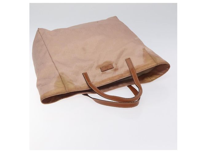 Borsa a mano in tela GG GUCCI Rosa 282439 Auth hk2599 - vista 6