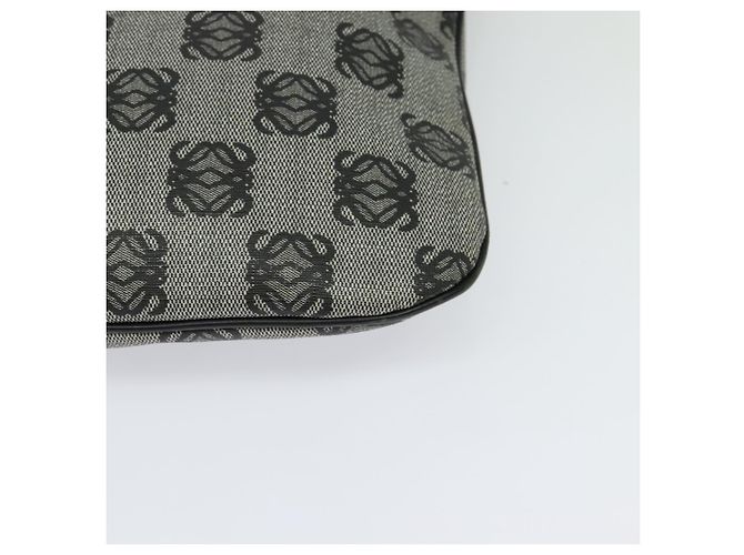 LOEWE anagramma Borsa a Spalla PVC Grigio Oro Auth yk18308 Marrone D'oro - vista 15
