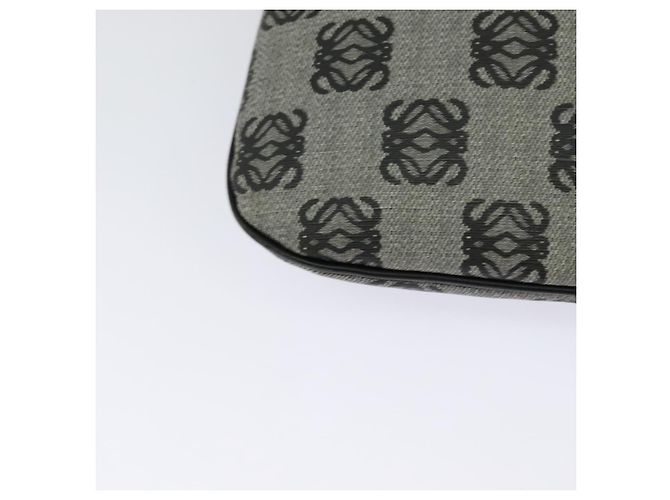 LOEWE anagramma Borsa a Spalla PVC Grigio Oro Auth yk18308 Marrone D'oro - vista 16