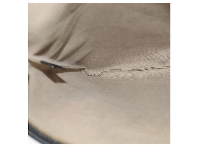 LOEWE anagramma Borsa a Spalla PVC Grigio Oro Auth yk18308 Marrone D'oro - vista 20