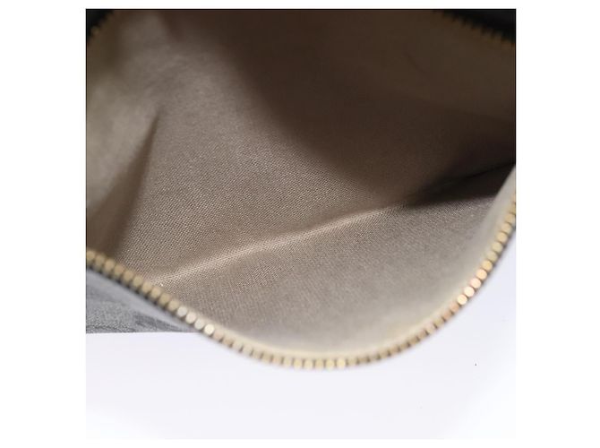 LOEWE anagramma Borsa a Spalla PVC Grigio Oro Auth yk18308 Marrone D'oro - vista 21