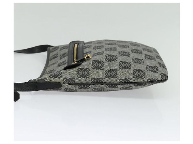 LOEWE anagramma Borsa a Spalla PVC Grigio Oro Auth yk18308 Marrone D'oro - vista 3