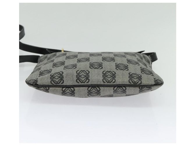 LOEWE anagramma Borsa a Spalla PVC Grigio Oro Auth yk18308 Marrone D'oro - vista 5