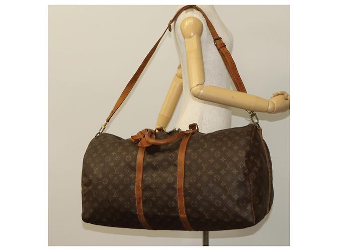 LOUIS VUITTON Monogram Keepall Bandouliere 60 Sac Boston M41412 LV Auth sw695 Monogramme - vue 23