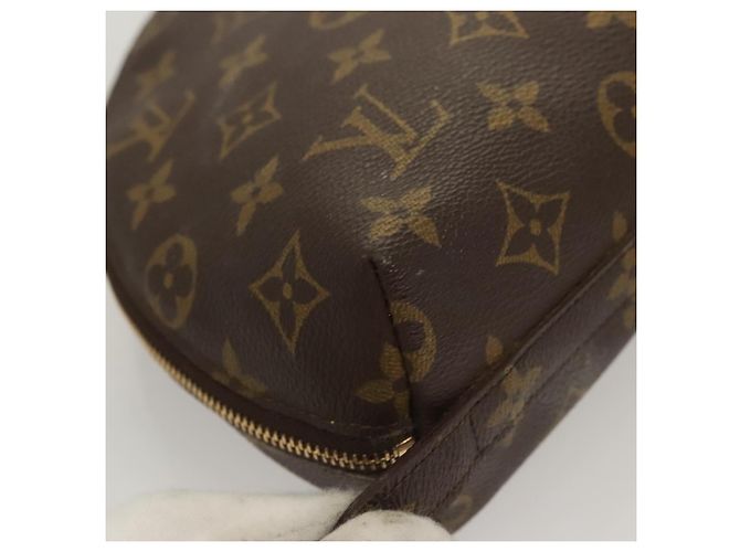 LOUIS VUITTON Pochette Cosmetica Demi Ronde Monogram M47520 LV Auth BD1958 Monogramma - vista 10