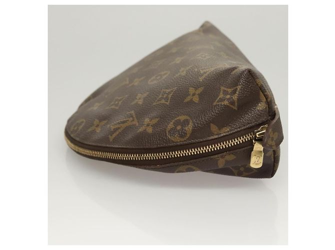 LOUIS VUITTON Pochette Cosmetica Demi Ronde Monogram M47520 LV Auth BD1958 Monogramma - vista 5