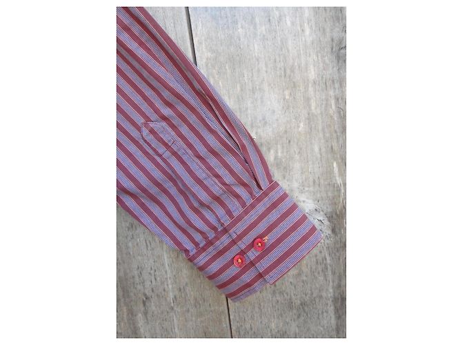 Autre Marque Camicia Chevignon Rossa in Cotone XXL Rosso - vista 3
