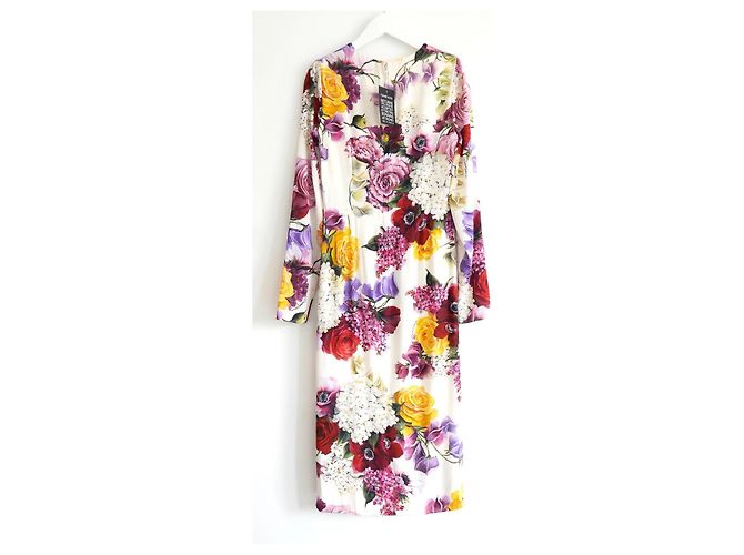 Vestido ajustado con estampado floral Dolce & Gabbana Multicolor - vista 6