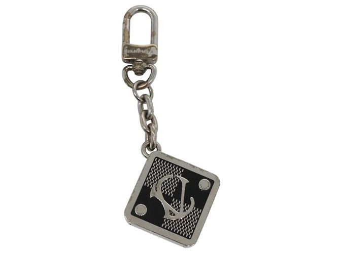 LOUIS VUITTON Portachiavi 1904 Charm in metallo Argento M65988 LV Auth 122935 - vista 2