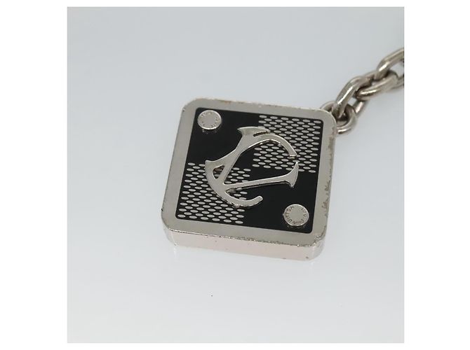 LOUIS VUITTON Portachiavi 1904 Charm in metallo Argento M65988 LV Auth 122935 - vista 5