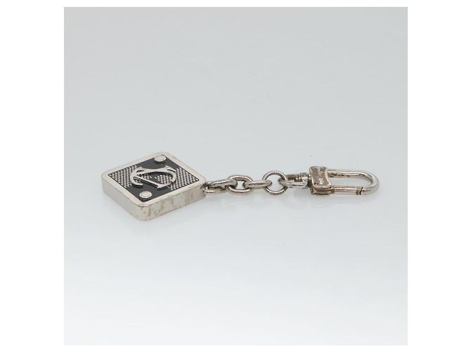LOUIS VUITTON Portachiavi 1904 Charm in metallo Argento M65988 LV Auth 122935 - vista 7