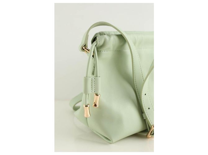 Apc Sac à bandoulière en cuir vert - vue 3