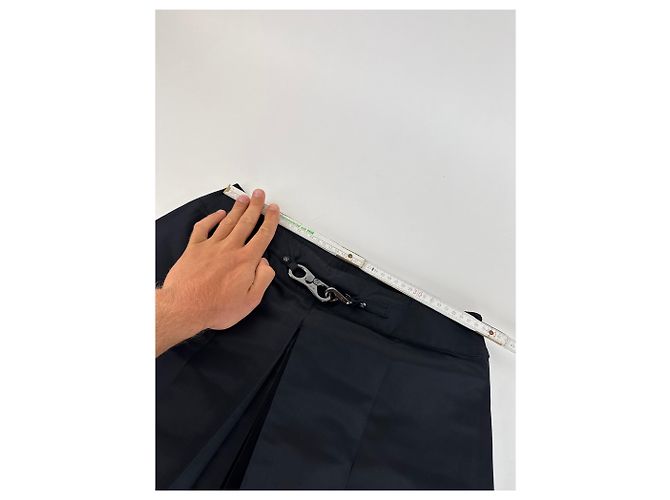 Céline Vintage Celine Polyesterrock schwarz 40 - Ansicht 8