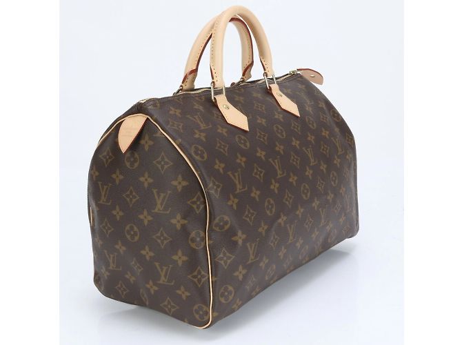 Louis Vuitton RFID Monogram Speedy 35 Mini Boston Handtasche Braun Monogramm - Ansicht 2