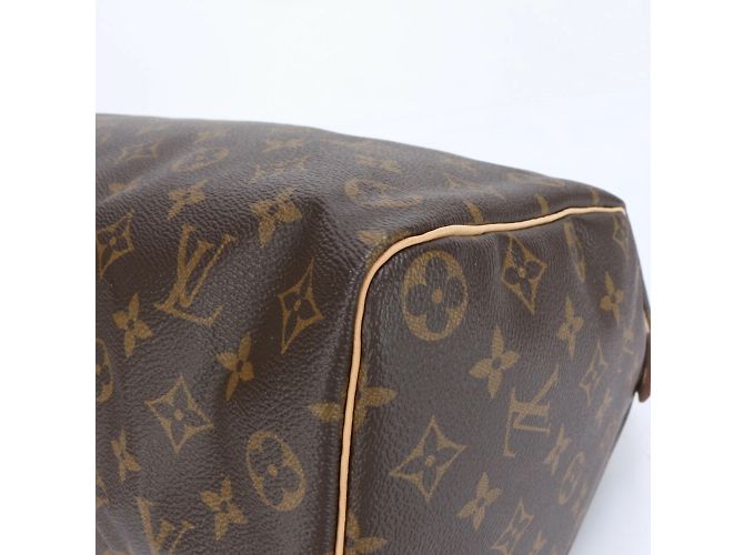 Louis Vuitton RFID Monogram Speedy 35 Mini Boston Handtasche Braun Monogramm - Ansicht 8