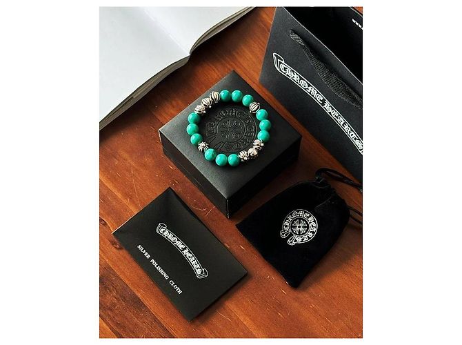 Bracciale in perle turchesi Chrome Hearts Argento Turchese - vista 2