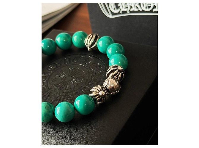 Bracciale in perle turchesi Chrome Hearts Argento Turchese - vista 4