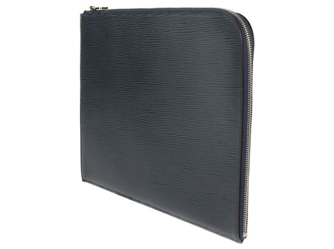 Borsa Clutch Pochette Jour GM Epi Louis Vuitton Blu navy - vista 2