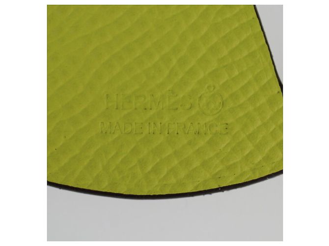 Silk In Hermès Charm per Borsa Hummingbird Hermes Marrone Giallo - vista 5