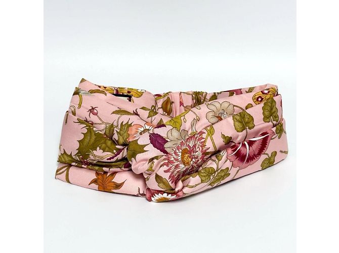 Fascia per capelli in seta Flora per donne Gucci - vista 2