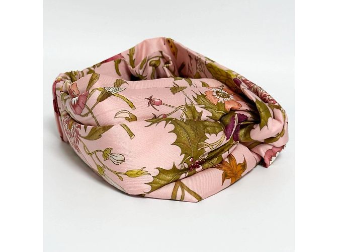 Fascia per capelli in seta Flora per donne Gucci - vista 4